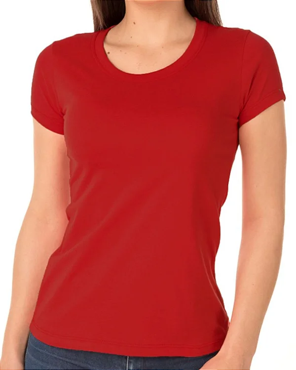 Camiseta Feminina - Vermelho - M